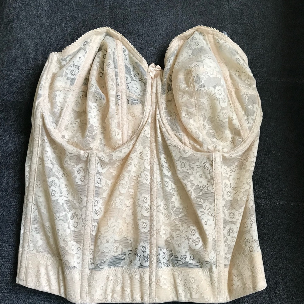 Cream Lace Bustier